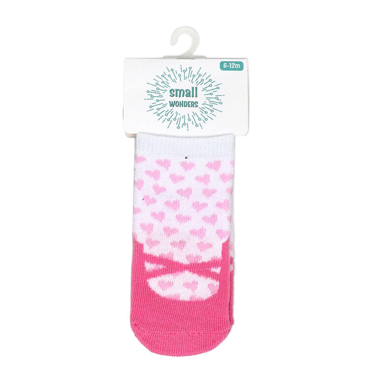 Small Wonder - Chaussette Bébé, Ballet Rose 6-12M