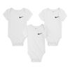 Nike 3 Pack Bodysuit - White - 6 Months