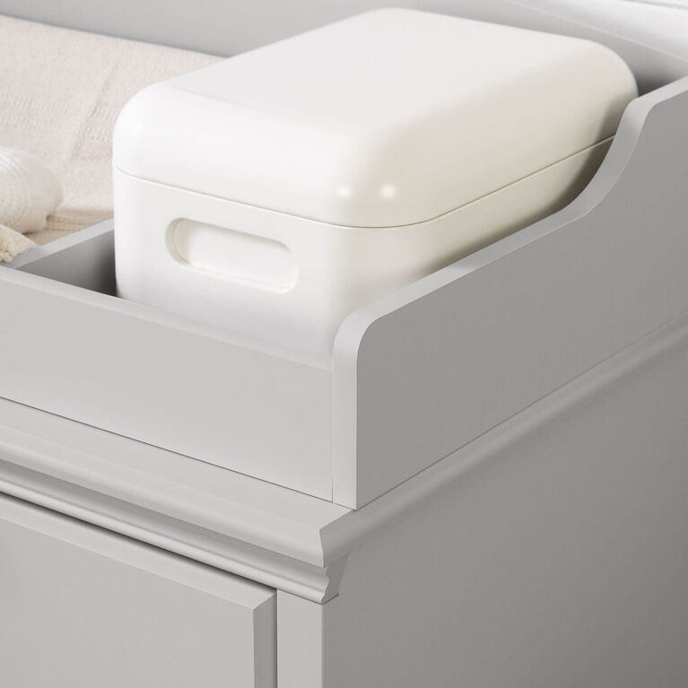 South Shore, Changing Table with Removable Changing Station - Soft Gray