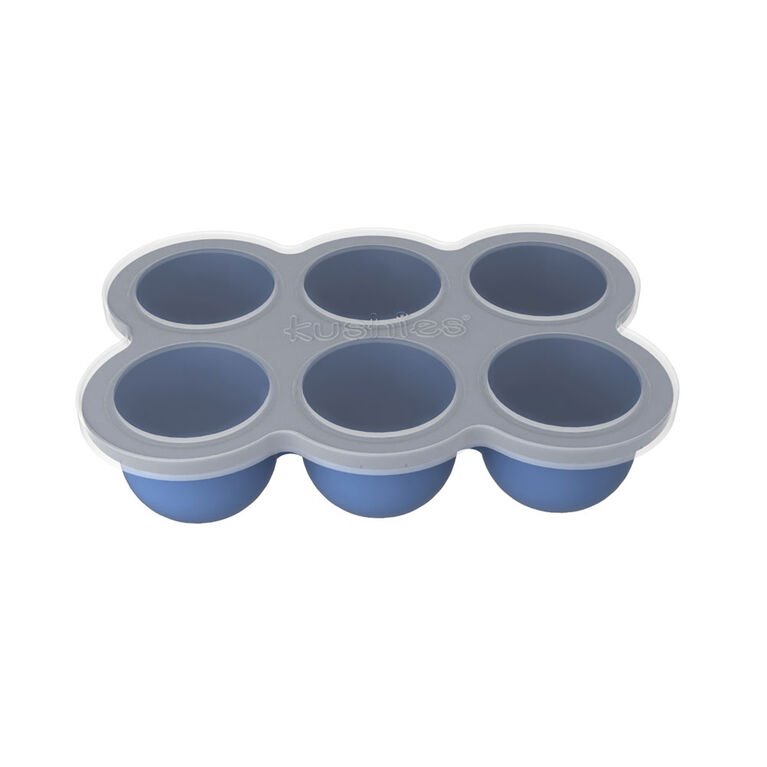Kushies - SiliFreeze moule en silicone pour congélation - Mineral Blue