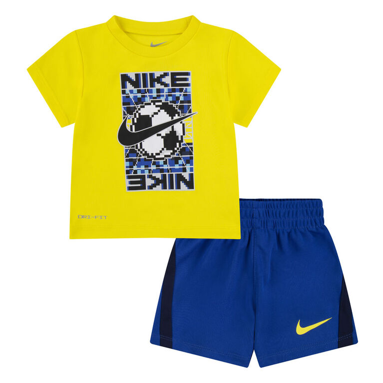 Ensemble de Shorts DRI-FIT Nike - Bleu Royale - Taille 24M
