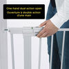 Safety 1st SecureTech Tall and Wide Gate - White