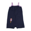 Snugabye Sleeveless Romper - Ice Cream - Navy, 3-6 Months