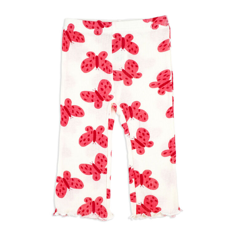 Sterling Baby Ensemble de leggings 3 Pièces : Papillon rose