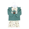 Baby Mode 3 Piece Legging and Headband Set: Team Bunnies 12M