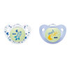 NUK Cute-as-a-Button Pacifiers, 0-6 Months, 2 Pack