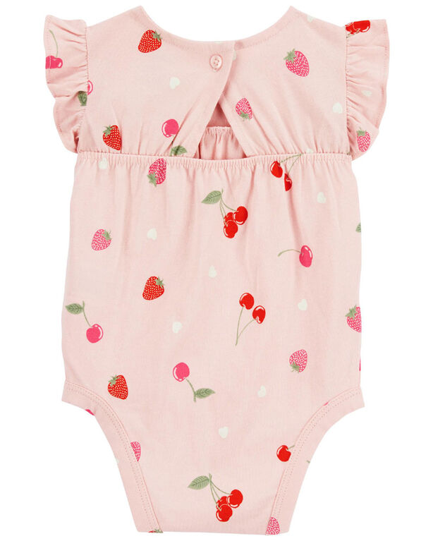 Carter's Two Piece Fruit Bodysuit Pant Set Red 12M