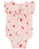 Carter's Two Piece Fruit Bodysuit Pant Set Red 12M