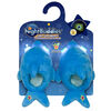 NightBuddies Light-Up Eyes Slippers Plush Dolphin Turquoise