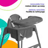 Chaise haute Canteen de Cosco Kids - Grise