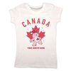 Canada Day Bear Short Sleeve Tee - Blanc - 5T