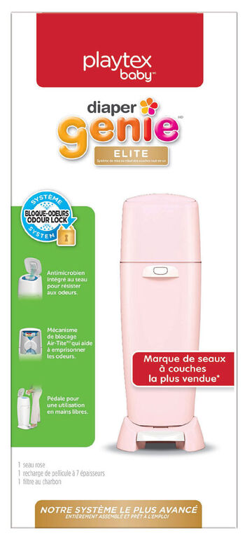 Diaper Genie Elite Diaper Pail - Powder Pink