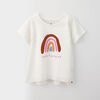 little styler graphic tee, 12-18m - white print