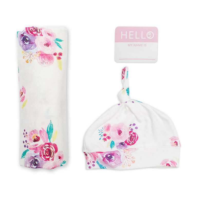 Ensemble De Trois Pièces Pour Nouveau-Né Hello World