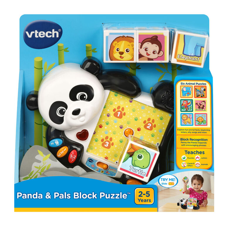 VTech Panda & Pals Block Puzzle - English Edition