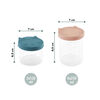 Babymoov - Isy Bowls Glass(X9)6 X 8.5Oz + 3 X 4Oz