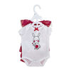 Sterling Baby 3 Pièces gaze short ensemble : Lapin rose