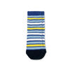 Chloe + Ethan - Toddler Socks, Royal Blue Multi Stripe, 3T-4T