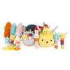 Baby GUND Tinkle Crinkle Caterpillar Stick Rattle, Sensory Stimulating Plush Baby Rattle, 5.5"
