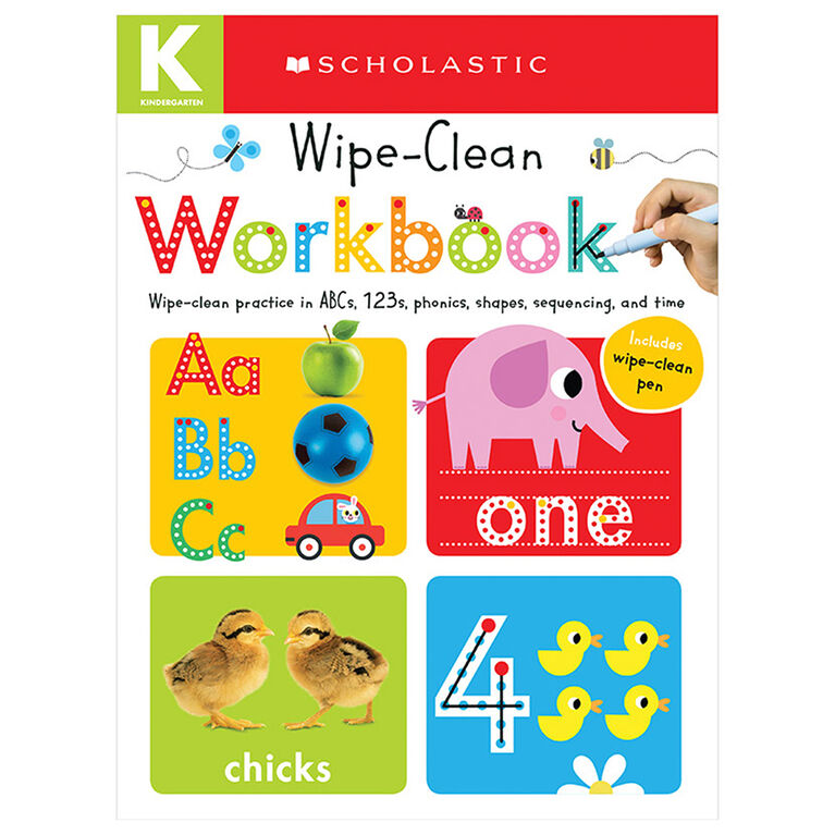 Scholastic Early Learners: Kindergarten Wipe-Clean Workbook - English Edition