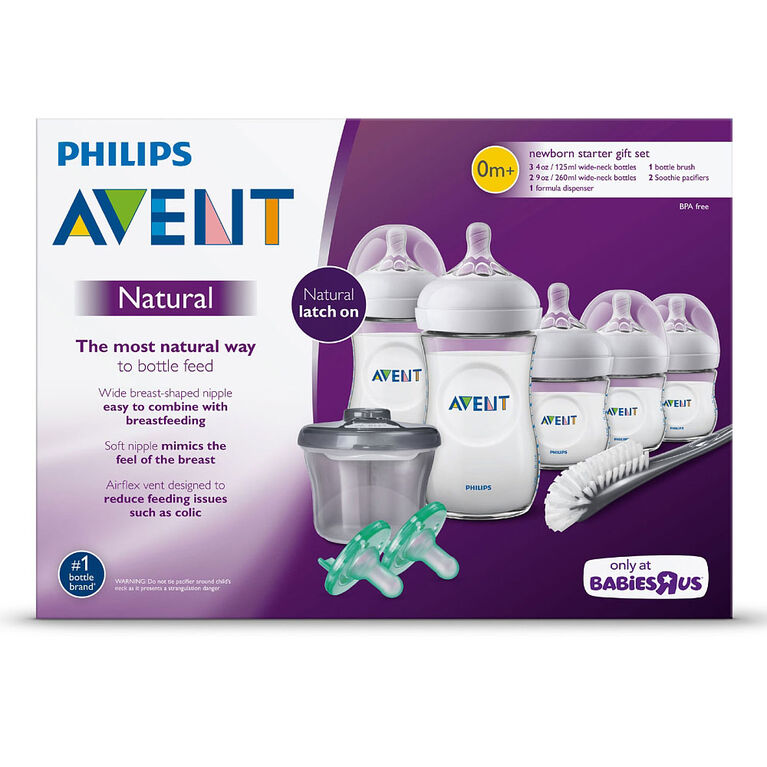 Philips Avent Natural Plastic Newborn Starter Set