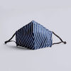 kidcare - Cloth Face Mask Youth 1-pack - Blue Stripes