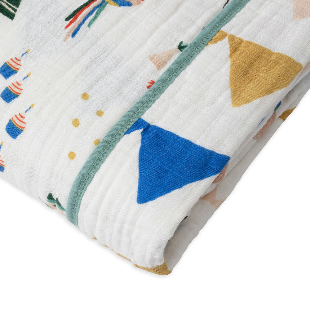 Red Rover Cotton Muslin Quilt Party Time R Exclusive