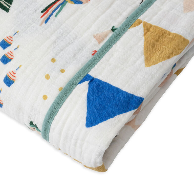 Couette en Mousseline de Coton Red Rover - Party Time - Notre exclusivité