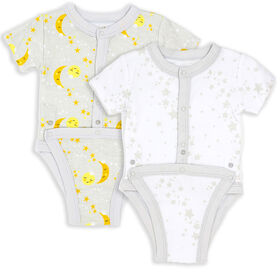 Necessities By Tendertyme Lot de 2 Veste à langer Gris- Preemie