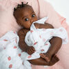 Lulujo - Cotton Mslin Swaddles 2 Pack-Strawberries Ballet Slipper