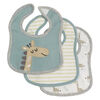 Koala Baby - 3 Pk Jersey Bavoir 3D Taupe Girafe