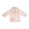 Baby Mode Signature Luxury Plush Coat: Pink 6M