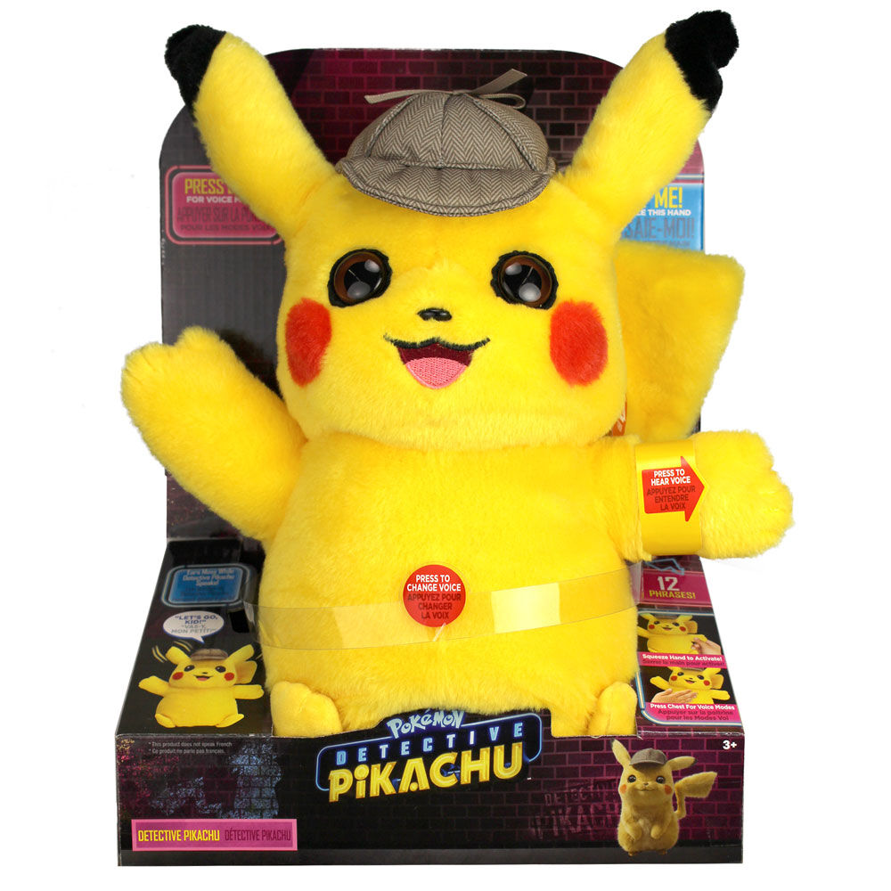 Pok mon Detective Pikachu Movie Feature Plush
