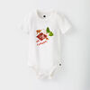 short-sleeve play all day organic bodysuit , 3-6m - white