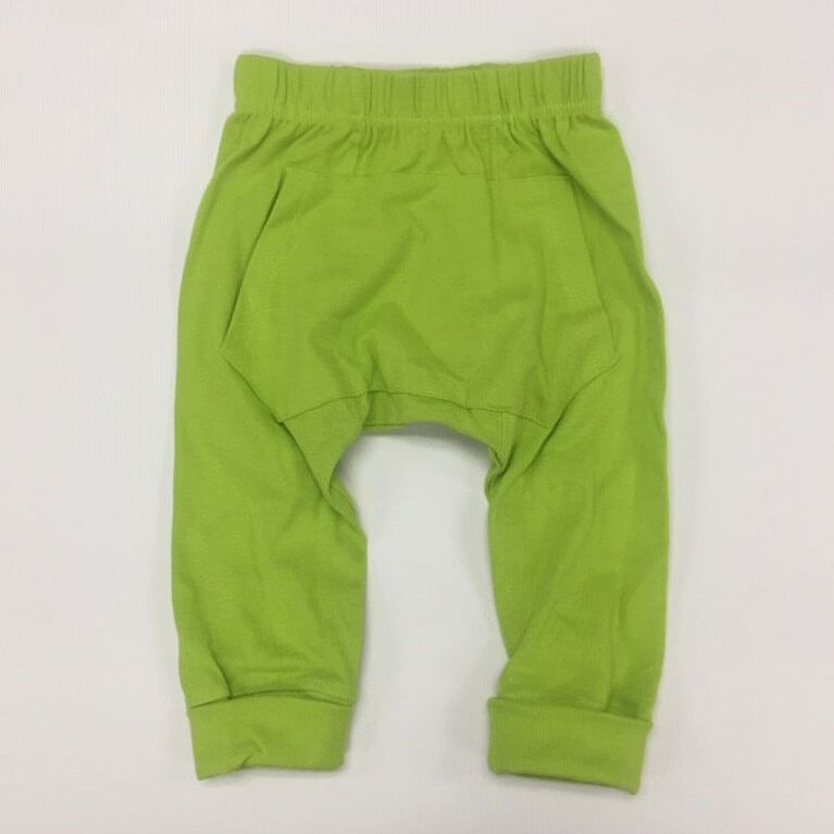 Coyote and Co. Zeebra tee and neon green pants 2 piece set - size 12-18 months