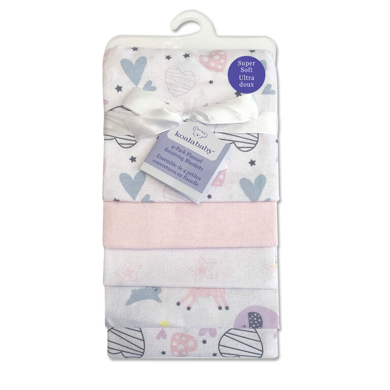 Koala Baby Receiving Blankets 4 Pk Happy Day Babies R Us Canada