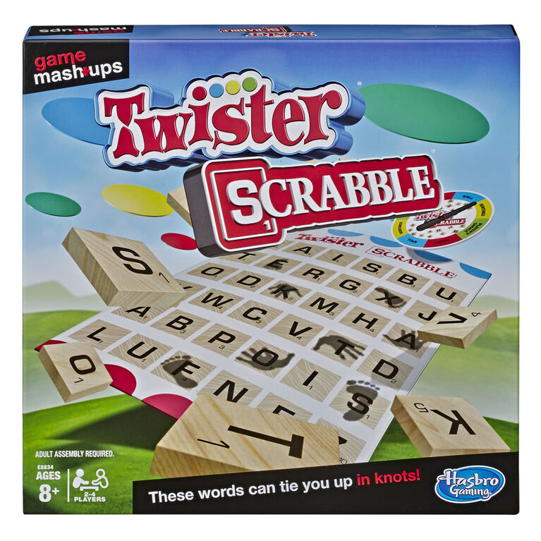 Game Mashups Twister Scrabble - English Edition - R Exclusive