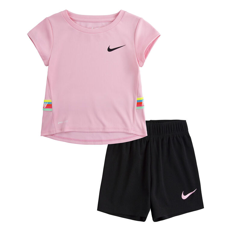 Ensemble T-shirt et Shorts Nike- Noir 