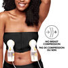 Medela Hands Free Pumping Bustier | Easy Expressing Pumping Bra with Adaptive Stretch for Perfect Fit | Black Small