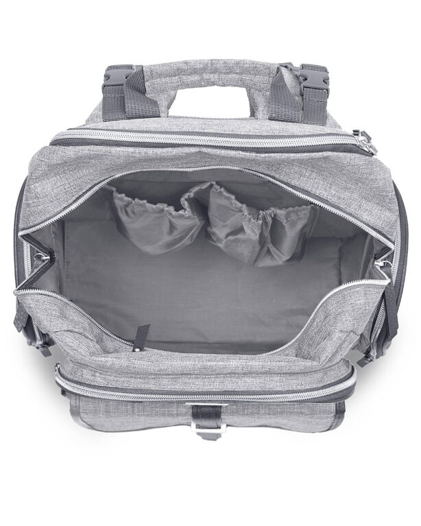 Carters Heather Grey Stowaway Diaper Bpk