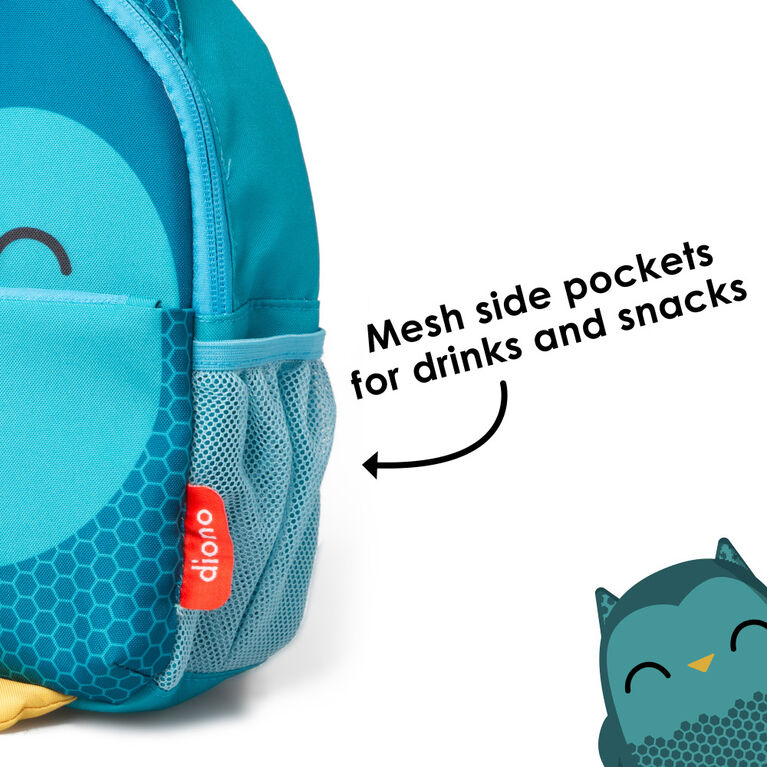 Sac &agrave; dos et r&ecirc;ne de s&eacute;curit&eacute; pour enfants de personnage hibou Diono