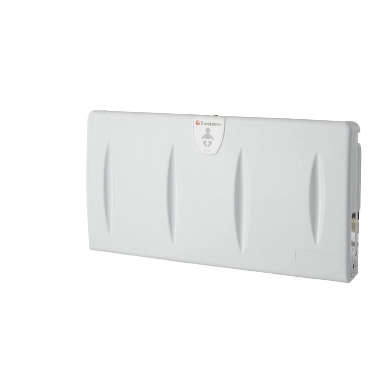 Foundations Horizontal Surface Mount Baby Changing Station (EZ Mount Backer Plate NOT Included)