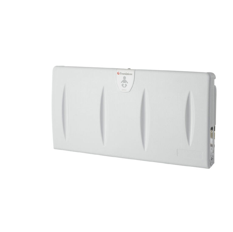 Foundations  Horizontal Surface Mount Baby Changing Station (EZ Mount Backer Plate NOT Included)