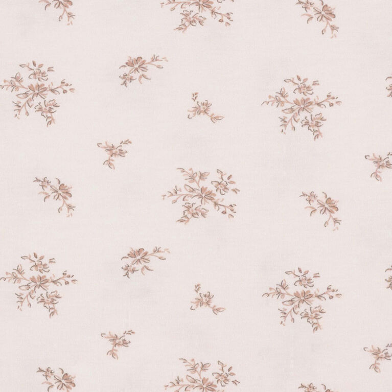 Just Born - Couverture d'emmaillotage 2 pièces + bandeau rose floral