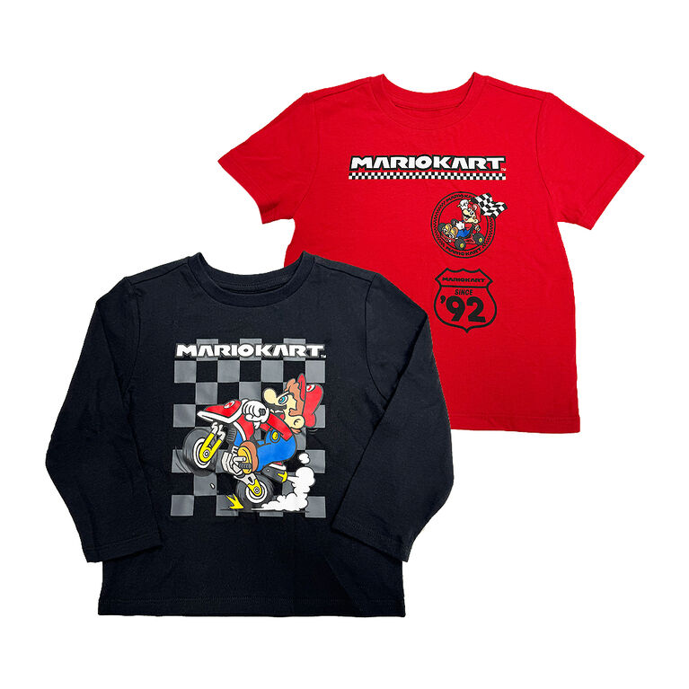 Mariokart - Two Piece Combo - Red & Black  - Size 5T - Toys R Us Exclusive