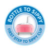 Dr. Brown's Options+ Sippy Bottle Starter Kit Wide Neck - Pink