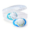 Chicco NaturalFit 2-Pack Deco Orthodontic Pacifier 4 Months+ - Blue