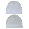 Koala Baby 2 Pack Baby Hats -  Grey Clouds, size 0-3 months