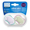 Avent Ultra Air Pacifier 0-6m lilac/ green 2pk