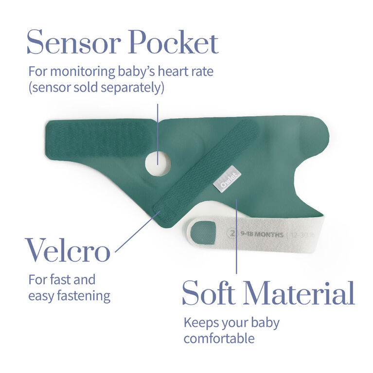 Owlet Accessory Fabric Sock for Smart Sock 3 Baby Monitor